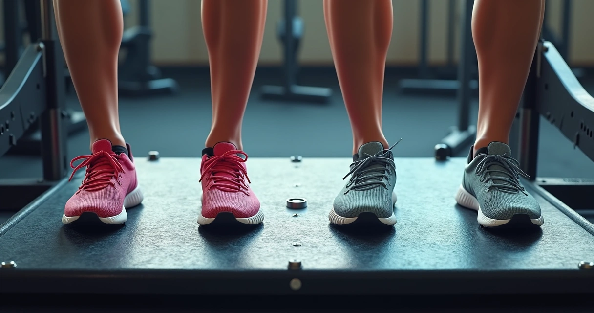 Diferentes posicionamentos dos pés na plataforma do leg press 