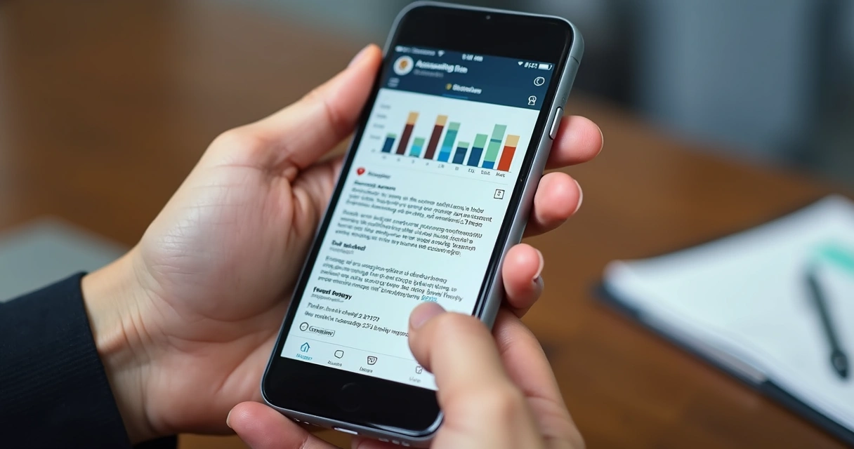 Publicação de escritório contábil nas redes sociais mostrando dados e soluções para clientes 