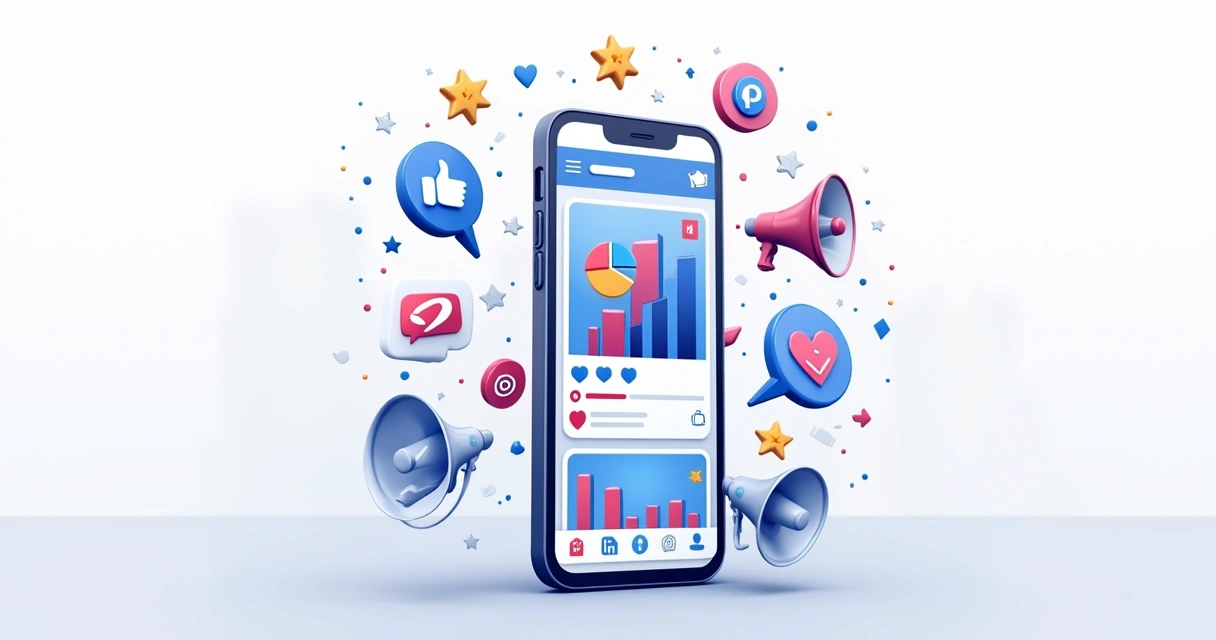 Post animado de redes sociais com conteúdo visual 