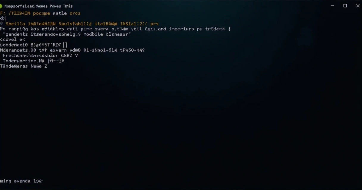 Tela do PowerShell exibindo comandos para conexão com Power Apps 