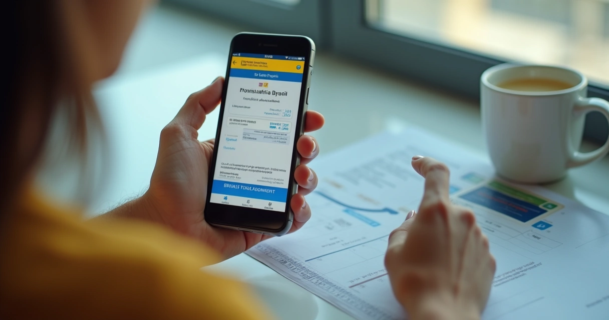 Permissão Para Dirigir digital exibida em smartphone 