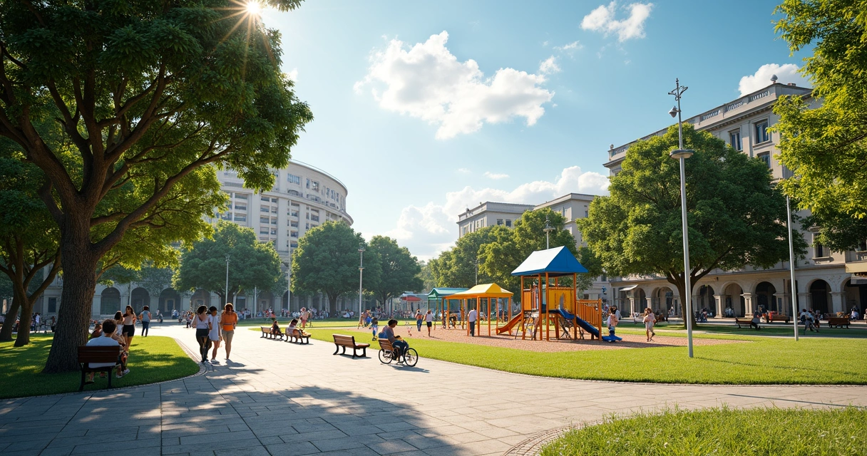 Praça urbana com lazer no RN 