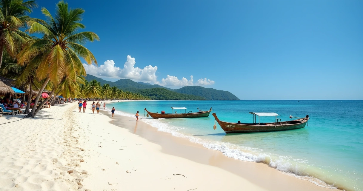 Areia branca e águas turquesa na Praia de Antunes, Maragogi