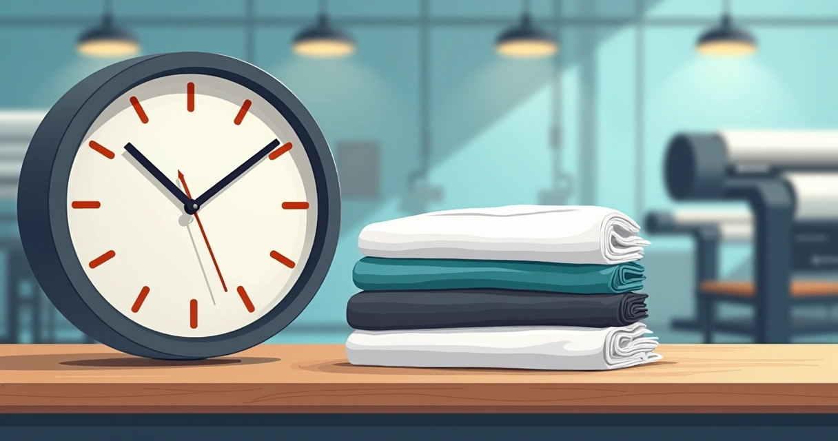 Relógio ao lado de camiseta personalizada pronta