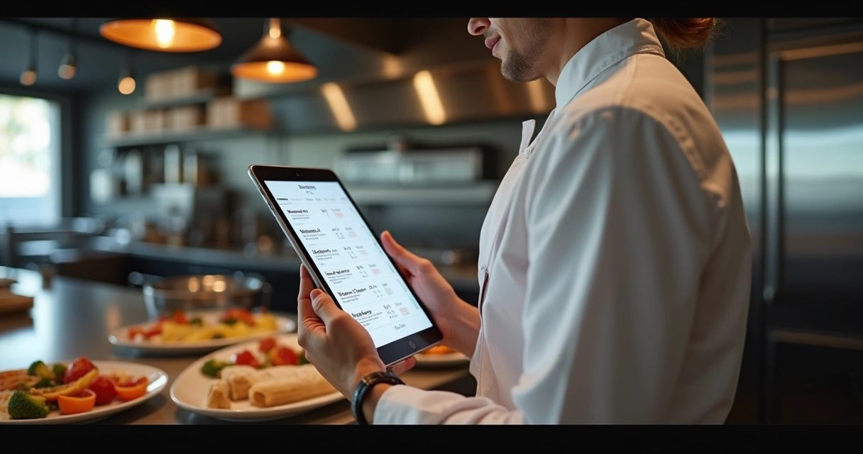 Chef ajusta valores em cardápio digital 