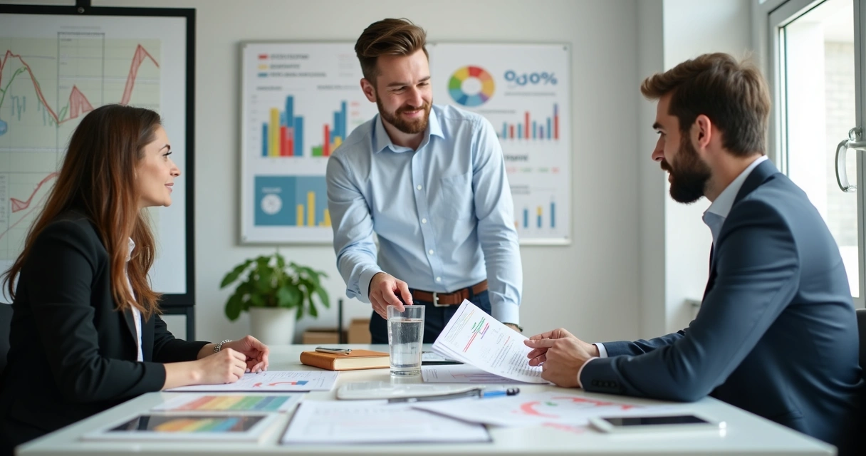 Discussão sobre precificação de produtos entre consultor e empreendedor 