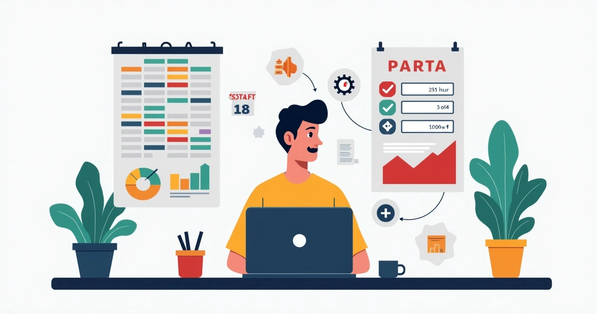 Empresário calculando precificação de serviços com agenda cheia e lucro baixo 