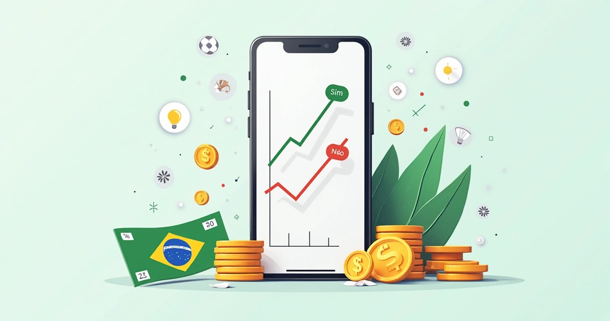 Gráfico de precificação com linhas de valor de Sim e Não 