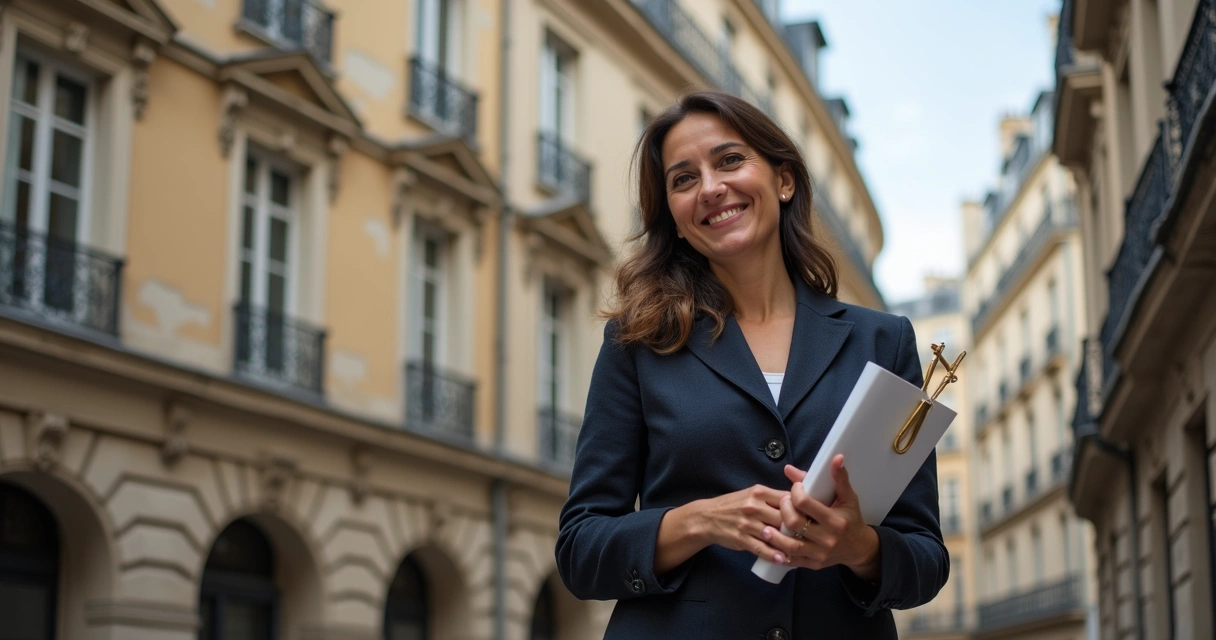 Dra. Milene recebendo prêmio em Paris 