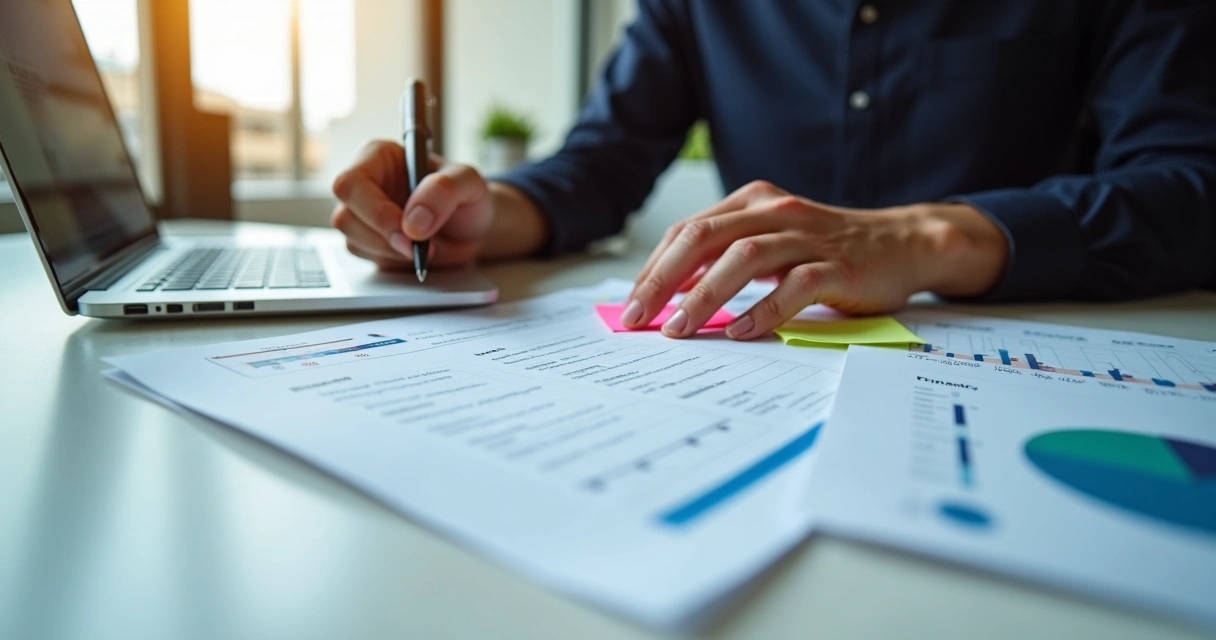 Pessoa revisando pautas para reunião de diretoria PME 