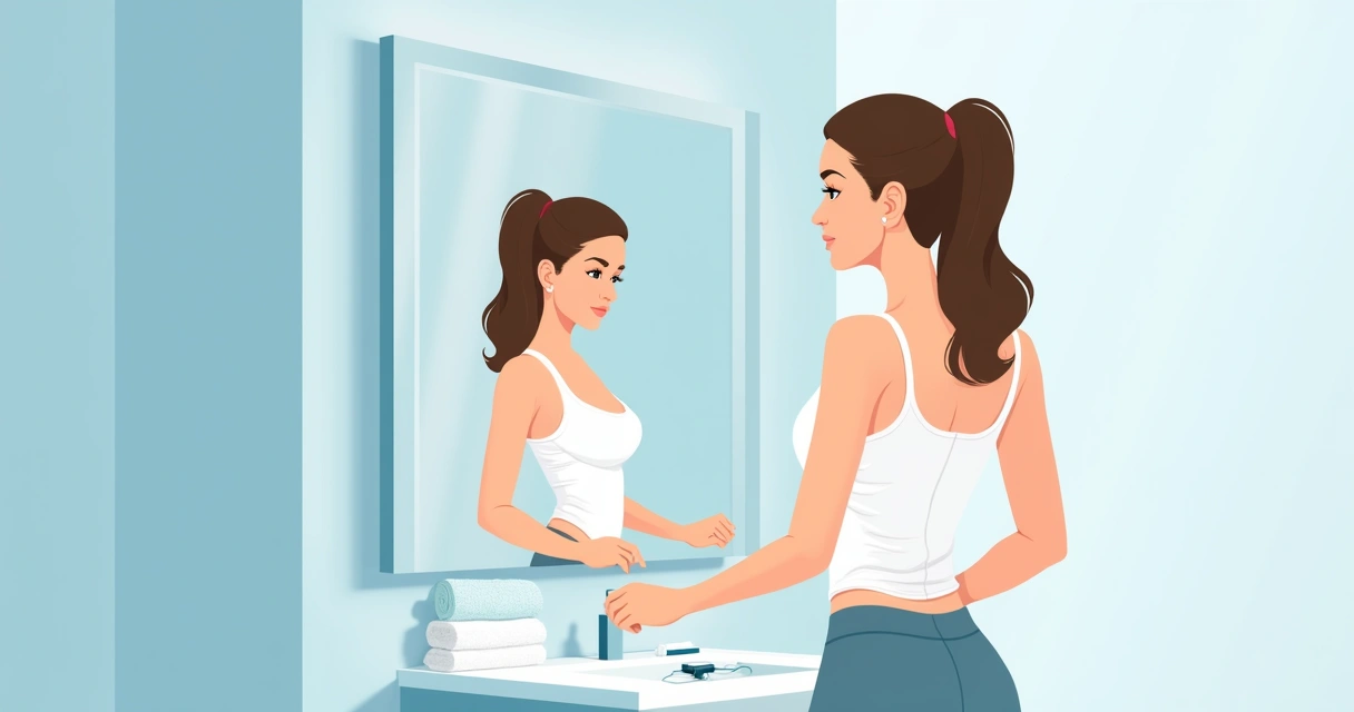 Pessoa preparando a pele antes da depilação a laser 