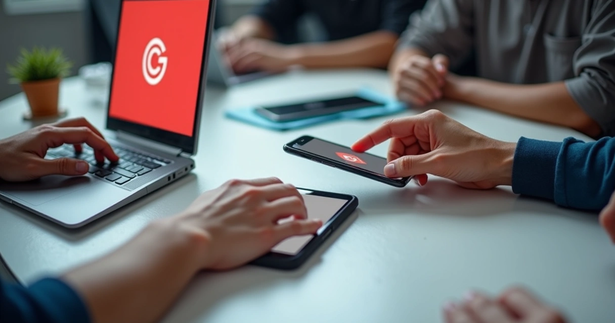 Marca sendo reconhecida em vários dispositivos digitais 