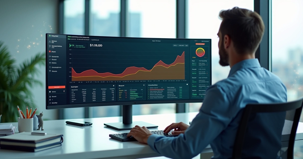 Painel com contador analisando dados de cancelamento de clientes 