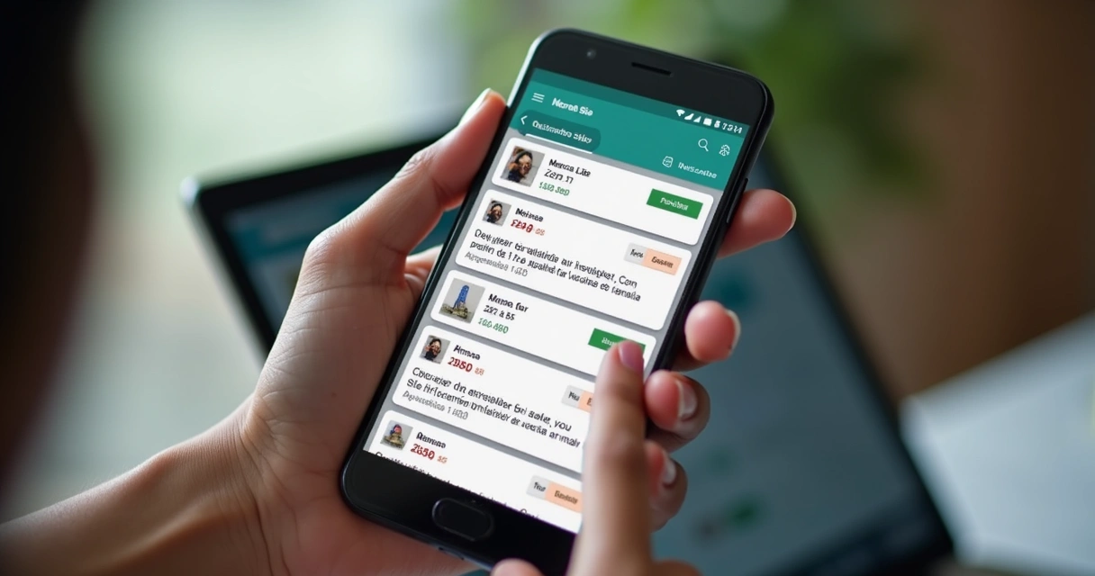 Primeiras vendas notificadas no app 