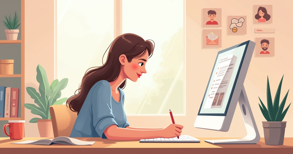 Pessoa planejando primeiros passos no marketing de atração 