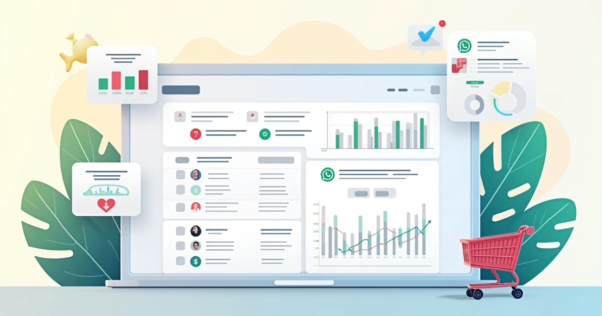 Representação visual de e-commerce priorizando leads qualificados