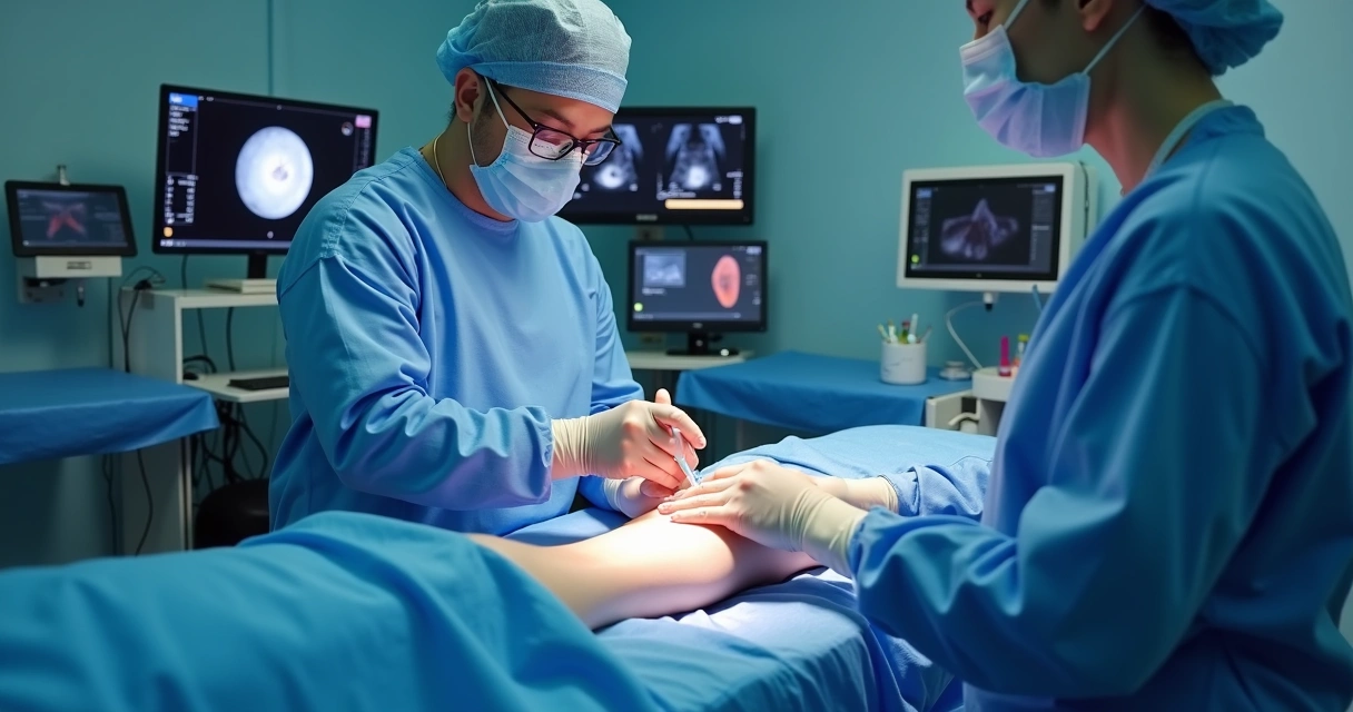 Médico aplicando a técnica ATTA em paciente em clínica de Teresina 
