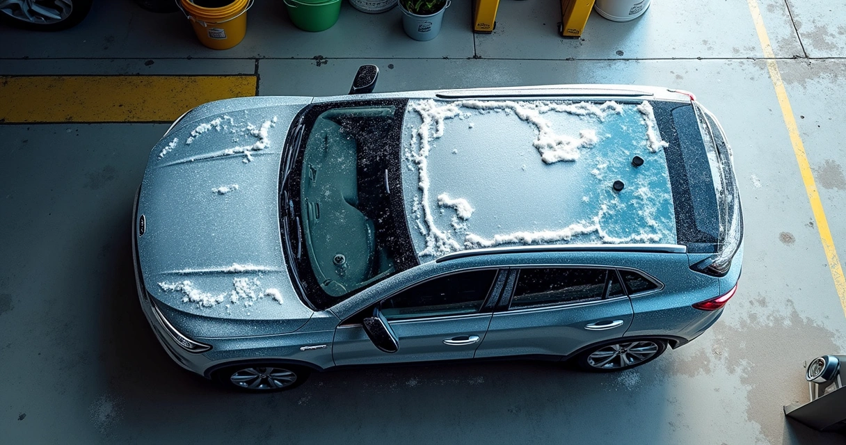 Ordem correta de lavagem do carro com baldes e panos de microfibra 