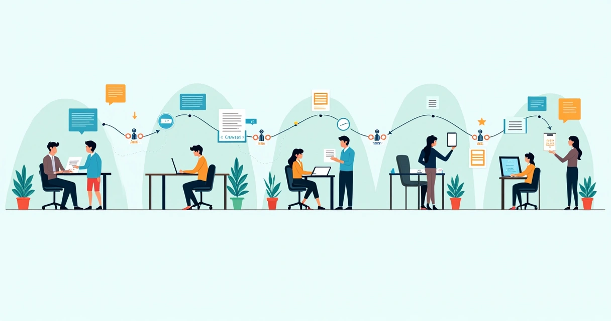 Flujo visual de pasos para firmar un documento digital 