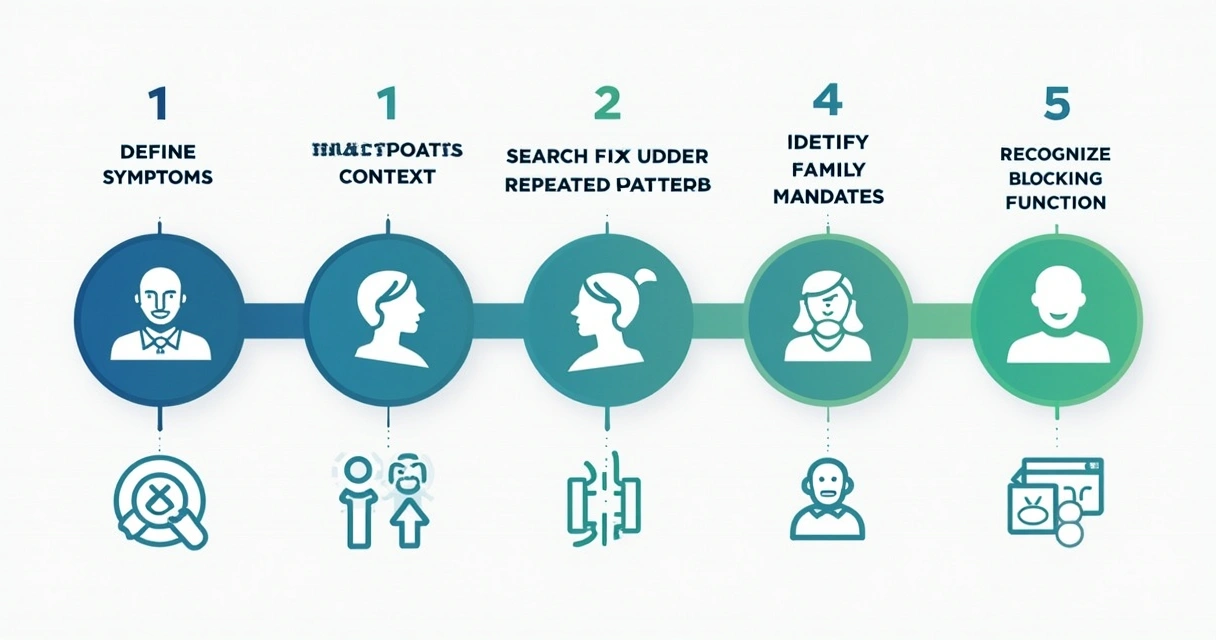 Proceso de identificación de bloqueos emocionales 