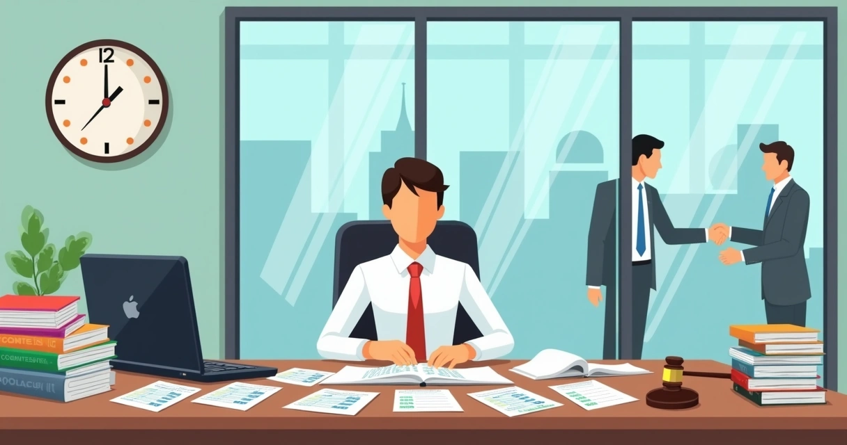 Proceso administrativo de liquidación en oficina paraguaya 