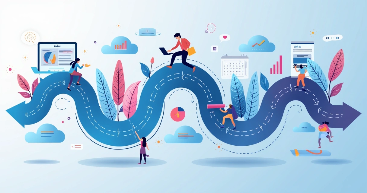 Mapa de processos integrados entre marketing, vendas e sucesso do cliente 