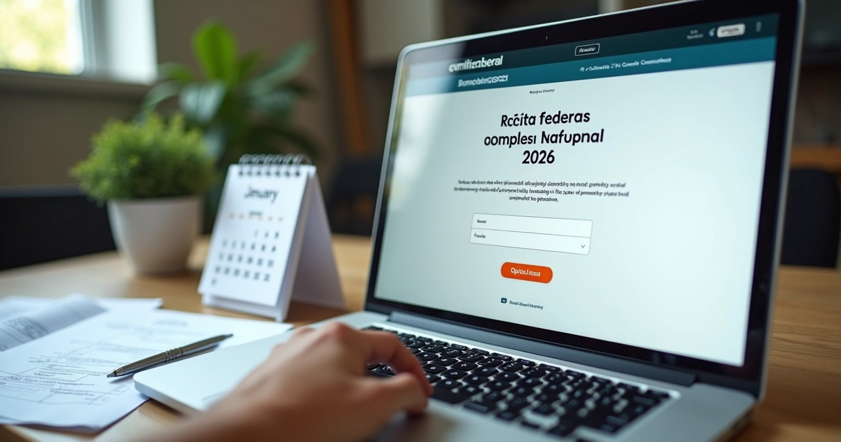 Computador mostrando tela de adesão ao Simples Nacional 