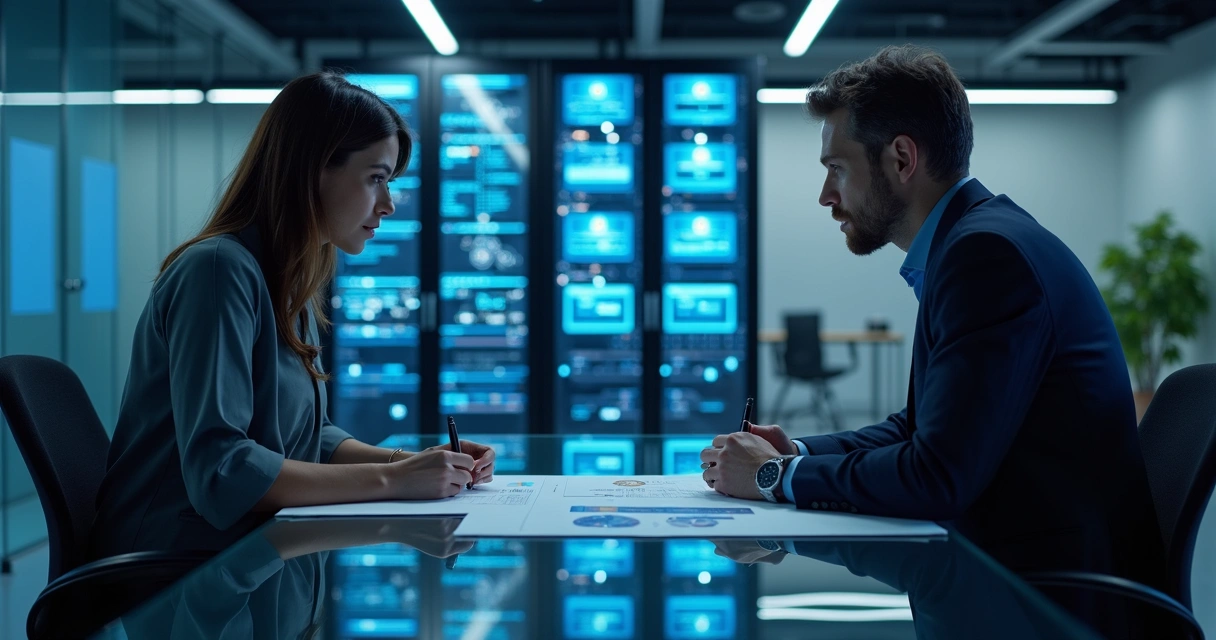 Processo automatizado ético com IA em empresa 