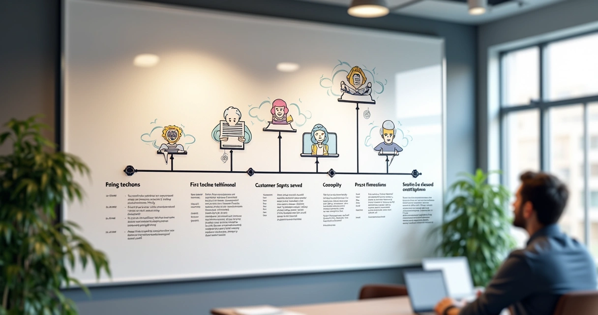 Linha do tempo mostrando evolução de testemunhos, reconhecimento e certificados. 