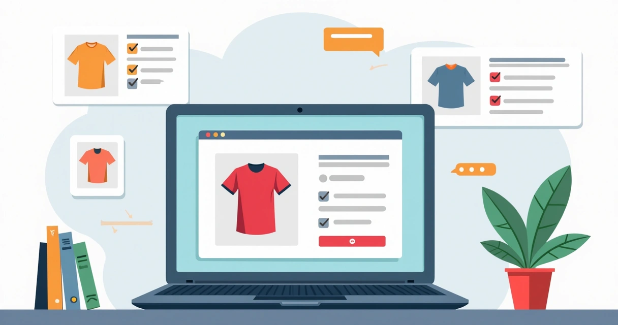 Computador com tela enviando arquivo de estampa de camiseta 