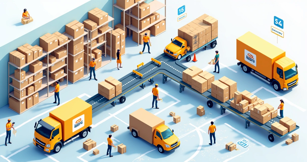 Fluxo de pedidos e logística em marketplace 