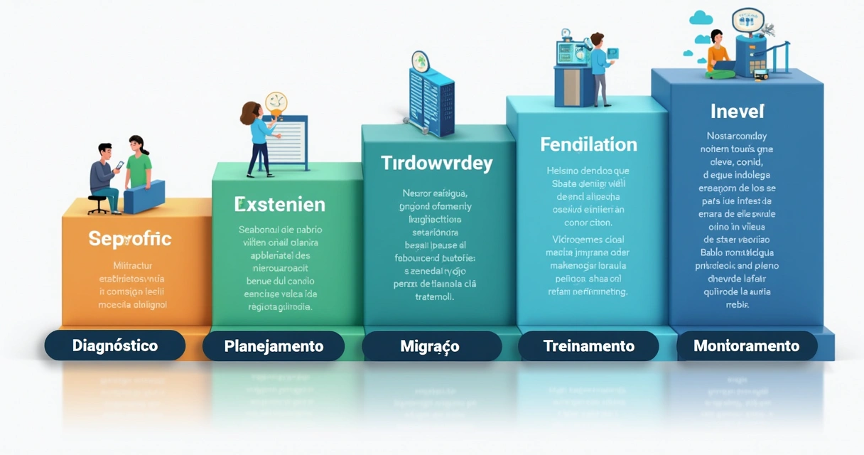 Etapas migratórias de sistemas para a nuvem 