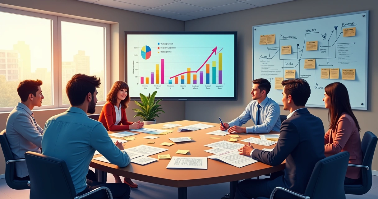 Fluxo de processo estratégico de uma empresa 