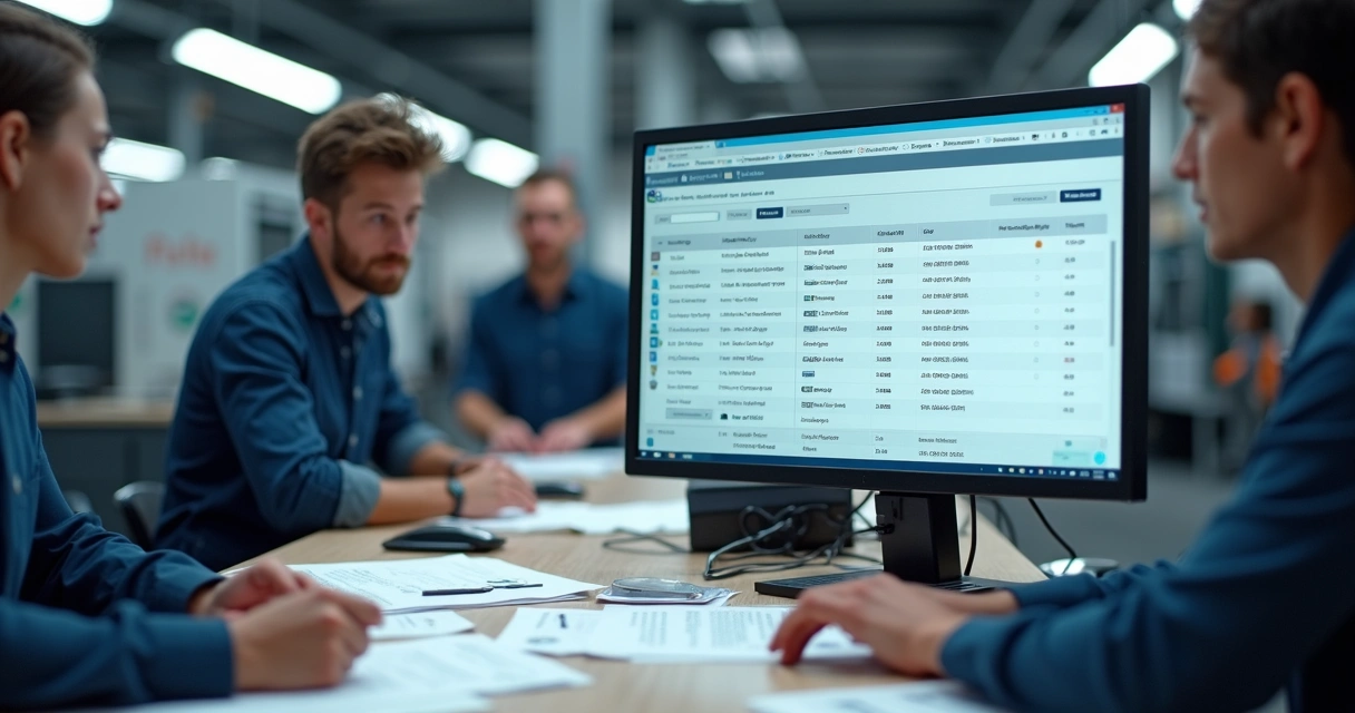 Organização do processo de produção gráfica com software 