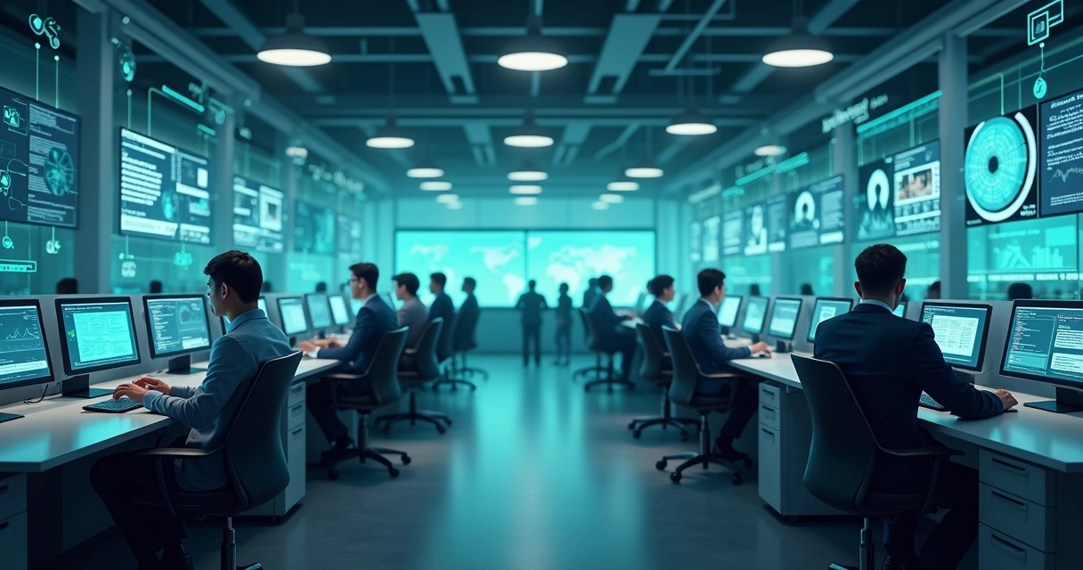 Fluxo automatizado de processos em empresa 