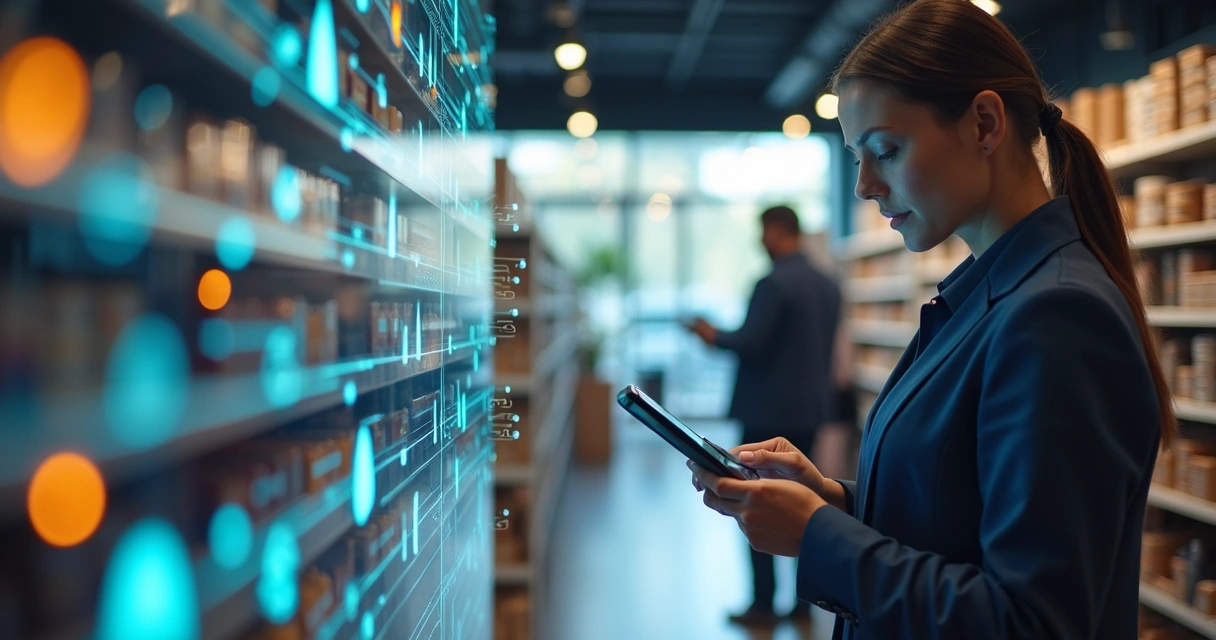 Processo automatizado em loja de varejo, integrando vendas, estoque e financeiro 