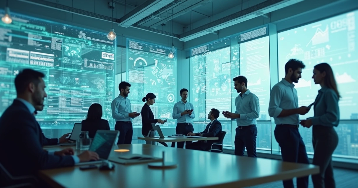 Processos empresariais organizados com inteligência artificial 