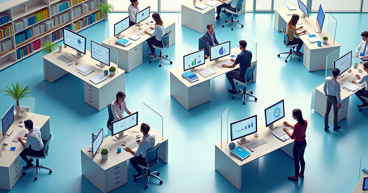 Organização dos processos internos da empresa 