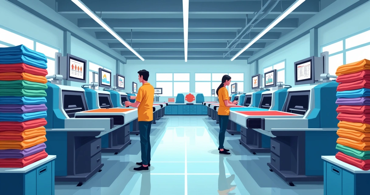 Linha de produção de camisetas personalizadas para indústria em Sorocaba 