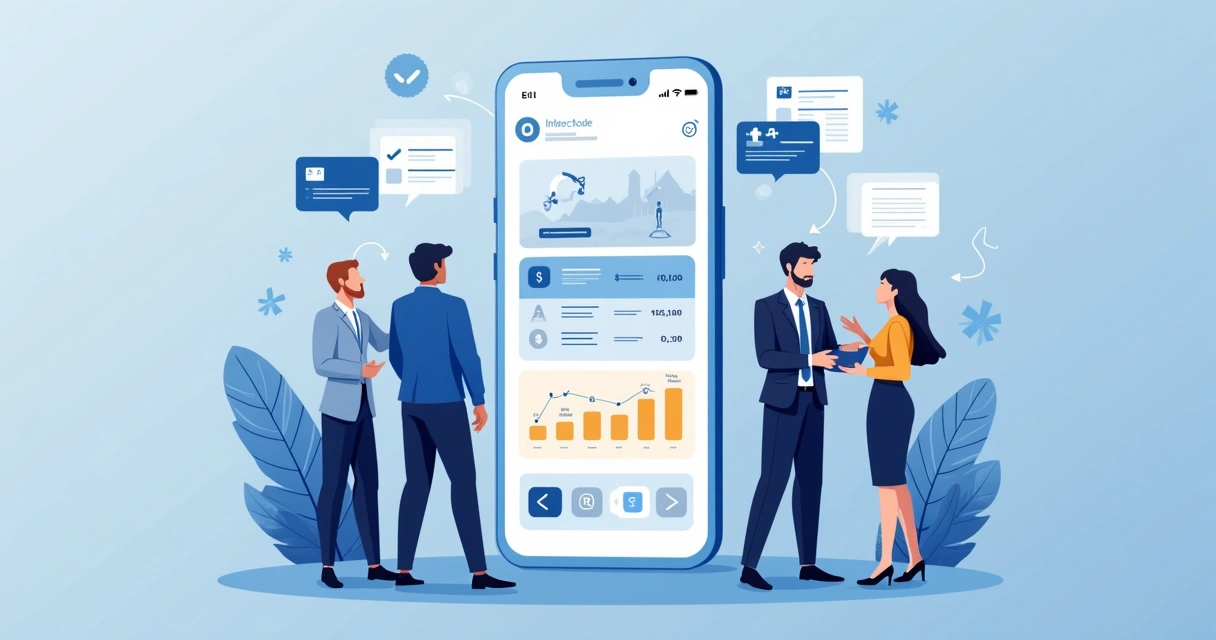 Aplicativo financeiro personalizado para empresas, com funções de gestão e pagamentos
