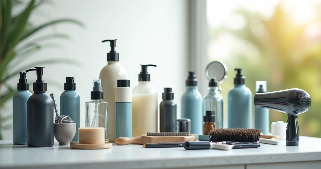 Produtos de beleza e cuidado pessoal expostos para venda no Mercado Livre