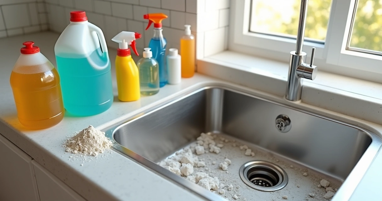 Material de limpeza entope canos? Veja 5 itens para evitar