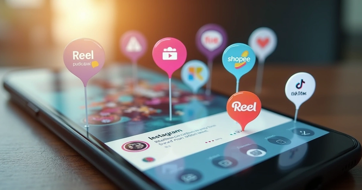 Marcação de até 30 produtos de marketplaces em Reels do Instagram Shop