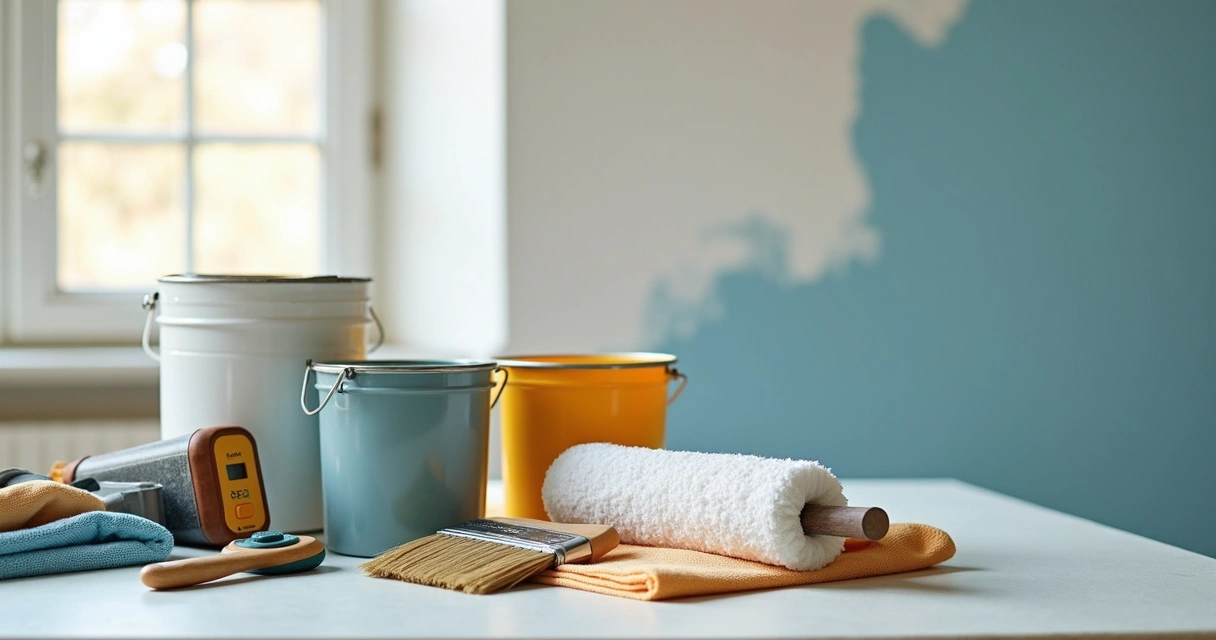 Professional painting gear used for exterior paint in Florida humidity 