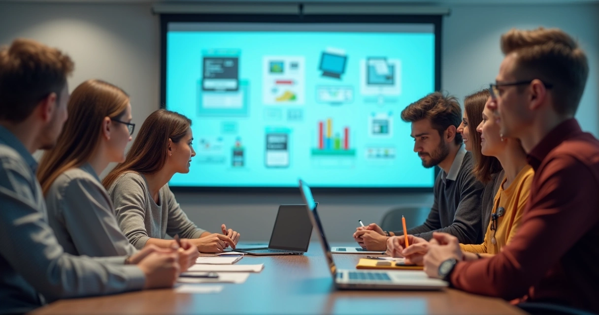 Professores em formação sobre tecnologia educacional 