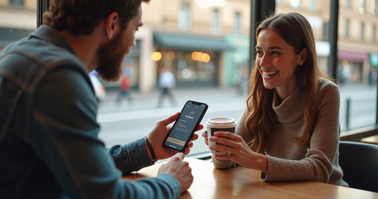 Profissional autônomo fechando venda com cliente por smartphone 