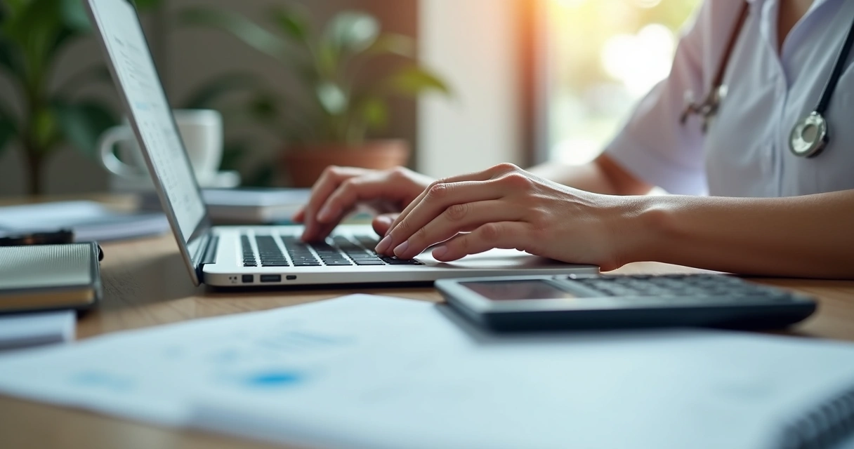 Pessoa gerando boleto do DAS em notebook 