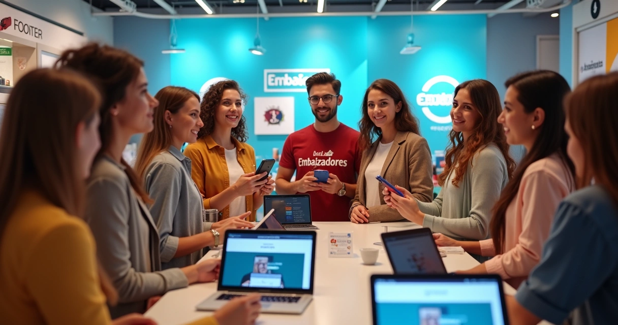 Apresentação de programa de embaixadores em ecommerce 