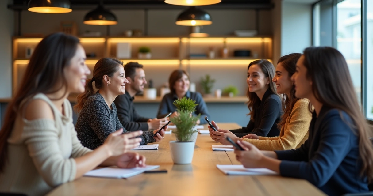 Clientes felizes em evento de fidelidade 