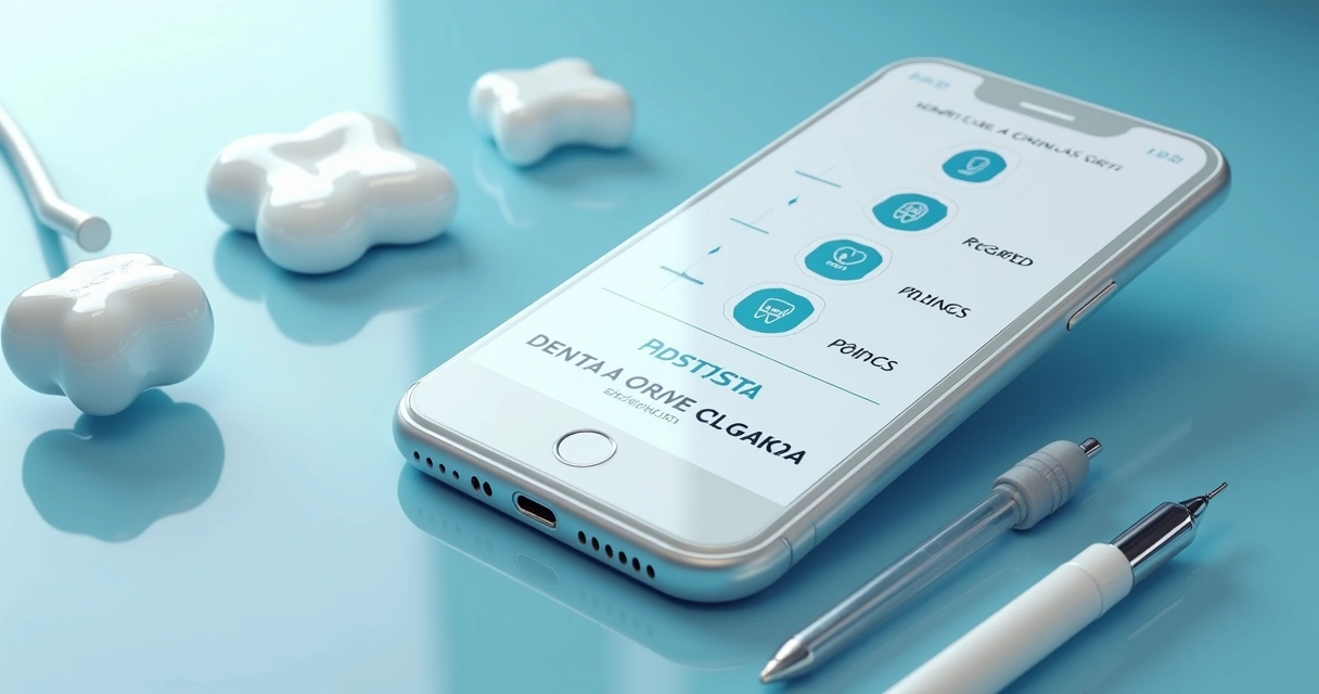 Cartão digital de fidelidade odontológica exibindo pontos e recompensas 